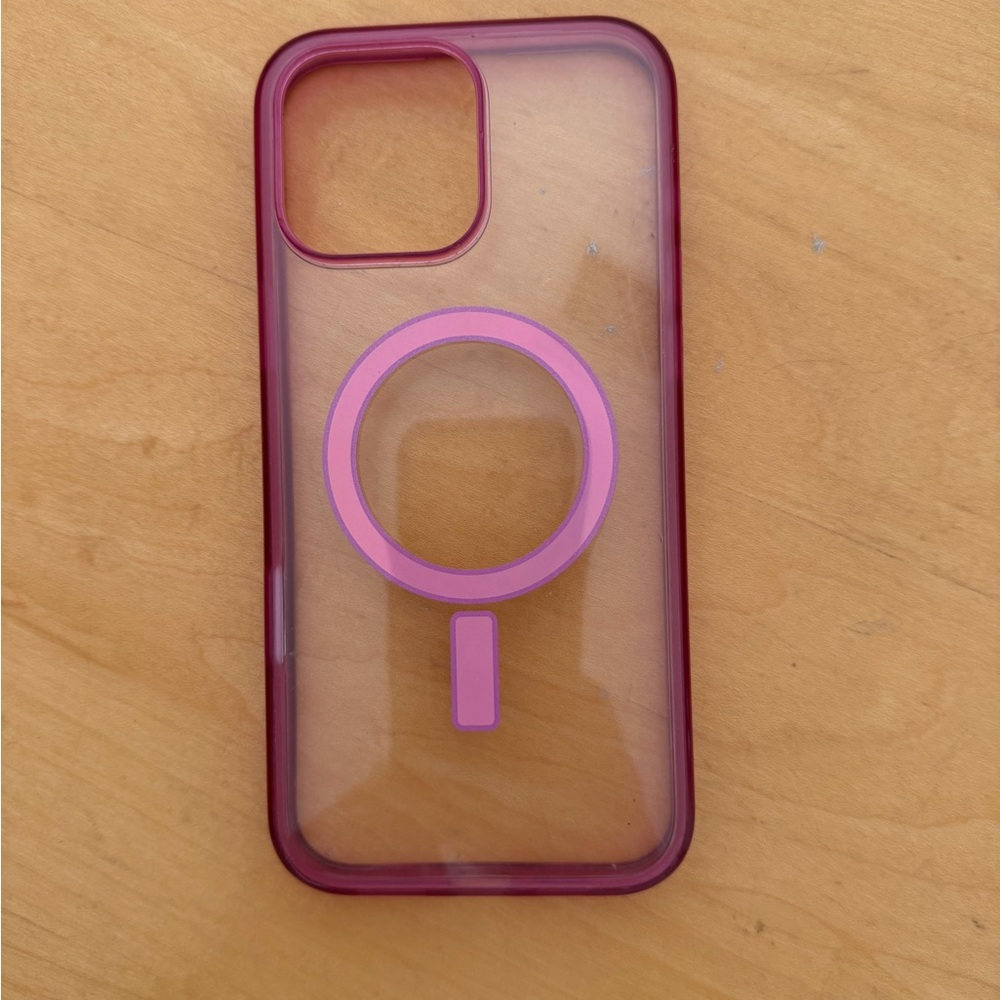 OtterBox MagSafe Compatible Clear and Pink Case